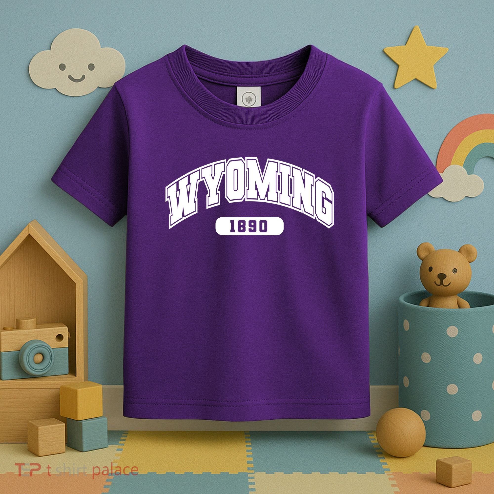 Wyoming Collegiate Style 1890 Toddler T-Shirt