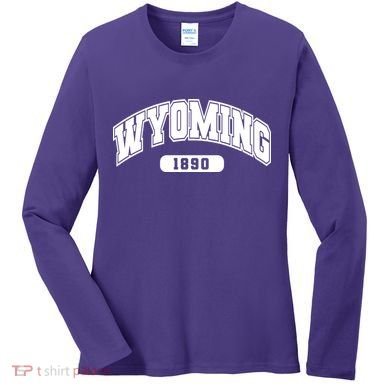 Wyoming Collegiate Style 1890 Women's Long Sleeve Shirt