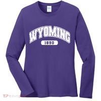Wyoming Collegiate Style 1890 Women's Long Sleeve Shirt thumb 0