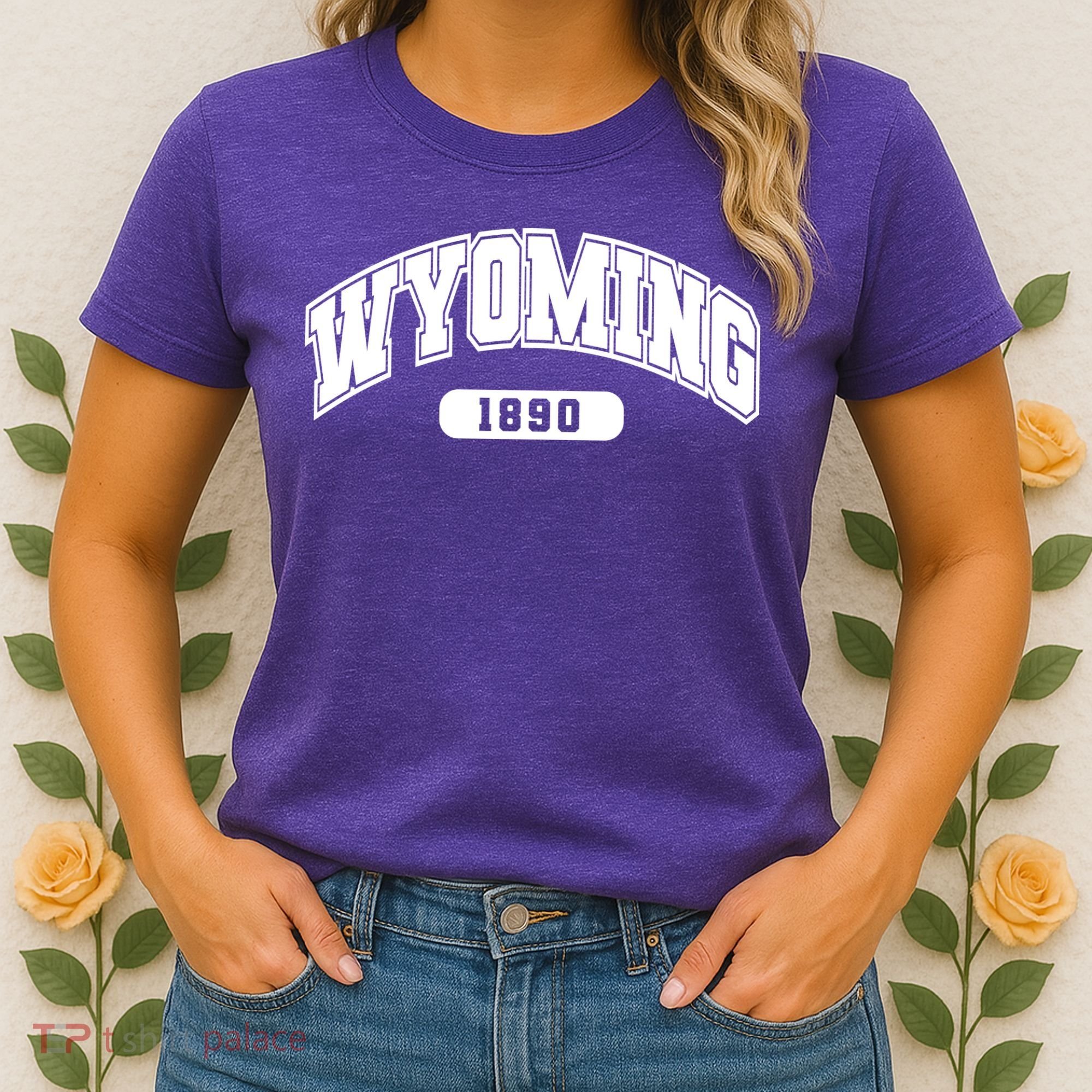 Wyoming Collegiate Style 1890 Women's T-Shirt