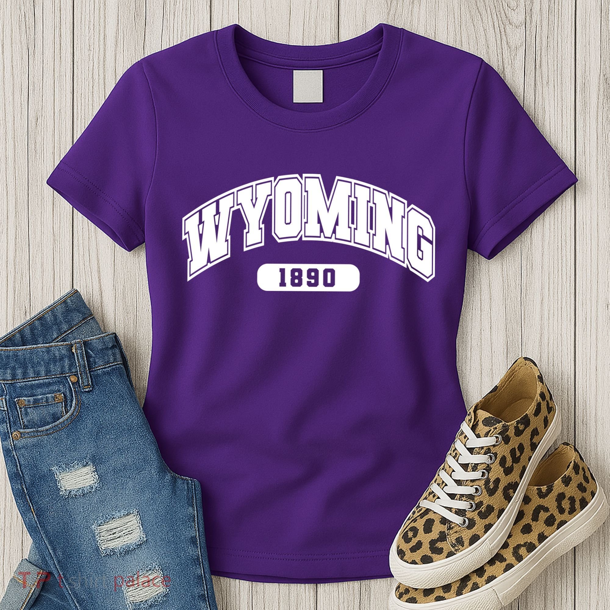 Wyoming Collegiate Style 1890 Women's T-Shirt