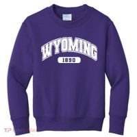 Wyoming Collegiate Style 1890 Kids Sweatshirt thumb 0