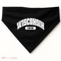 Wisconsin Collegiate Style 1848 USA-Made Doggie Bandana thumb 0