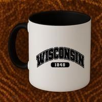 Wisconsin Collegiate Style 1848 Coffee Mug thumb 2