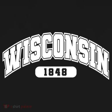Wisconsin Collegiate Style 1848 Toddler Sweatshirt