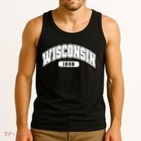 Wisconsin Collegiate Style 1848 Tank Top thumb 3