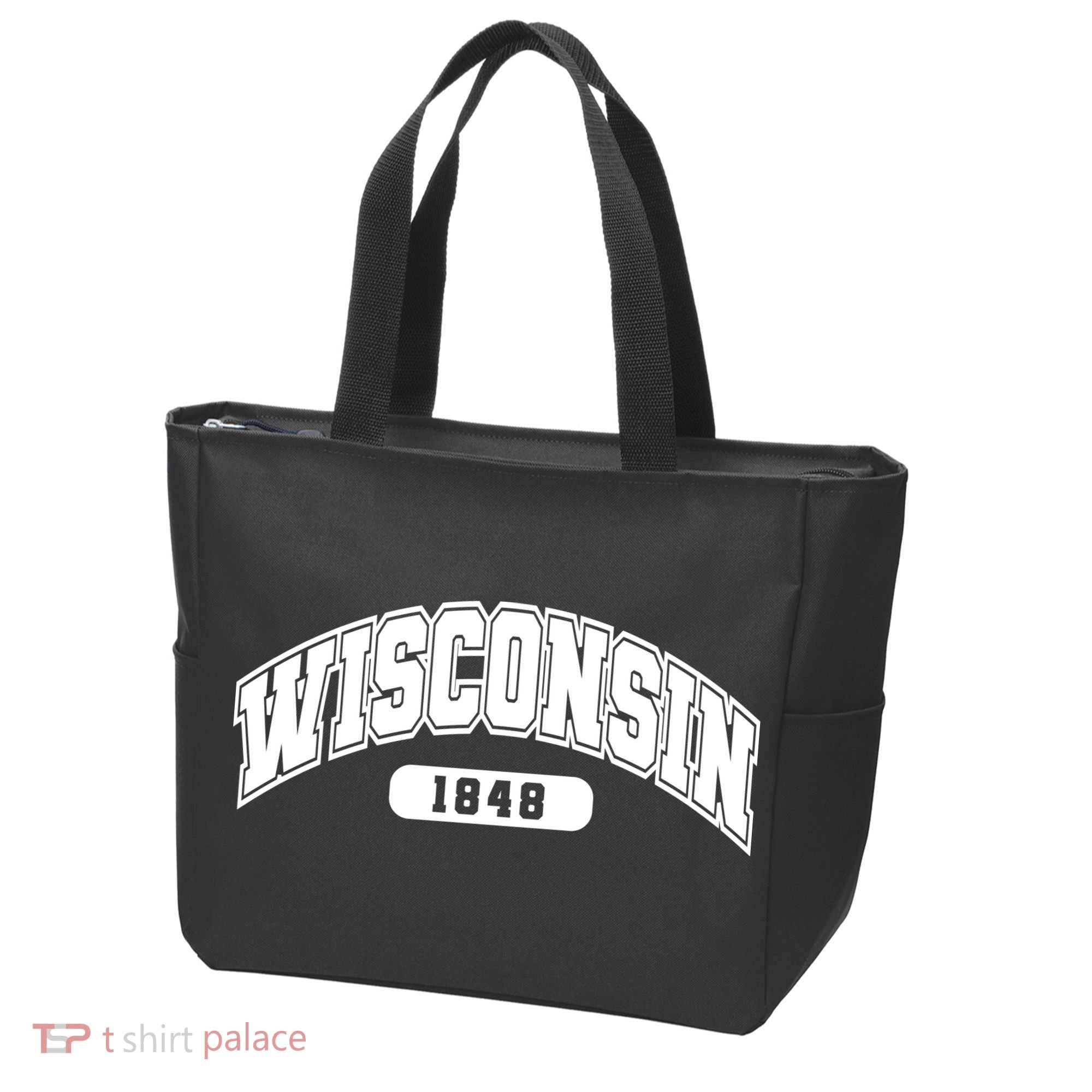 Wisconsin Collegiate Style 1848 Tote Bag