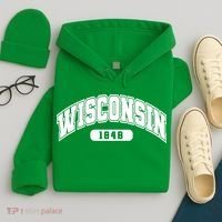 Wisconsin Collegiate Style 1848 Hoodie thumb 4