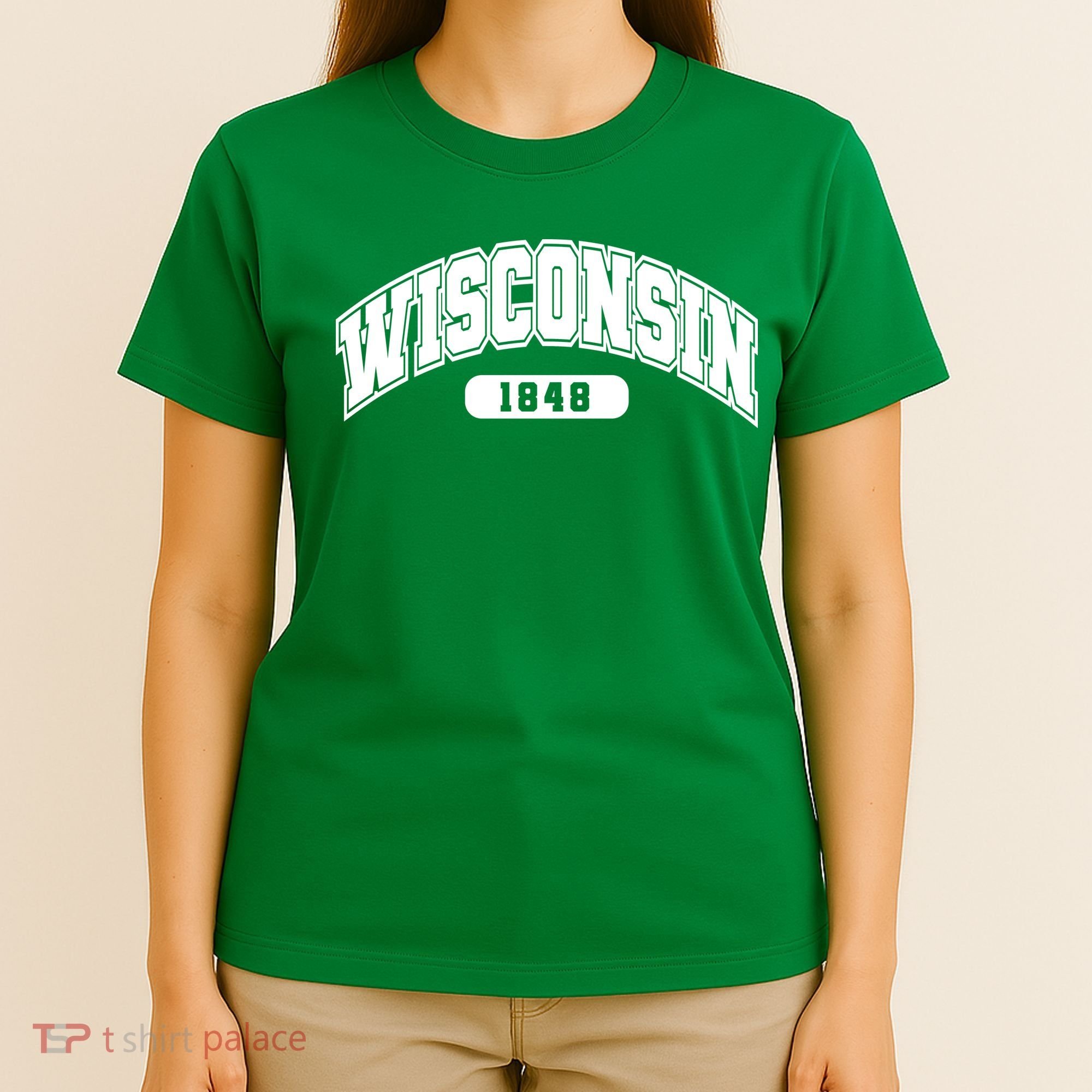Wisconsin Collegiate Style 1848 T-Shirt