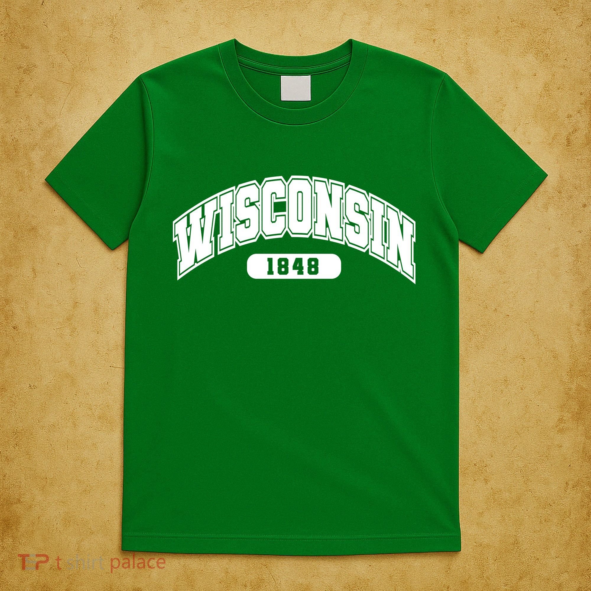 Wisconsin Collegiate Style 1848 T-Shirt