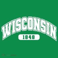 Wisconsin Collegiate Style 1848 Coaster thumb 2