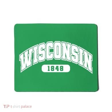 Wisconsin Collegiate Style 1848 Mousepad