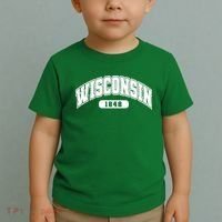 Wisconsin Collegiate Style 1848 Toddler T-Shirt thumb 2