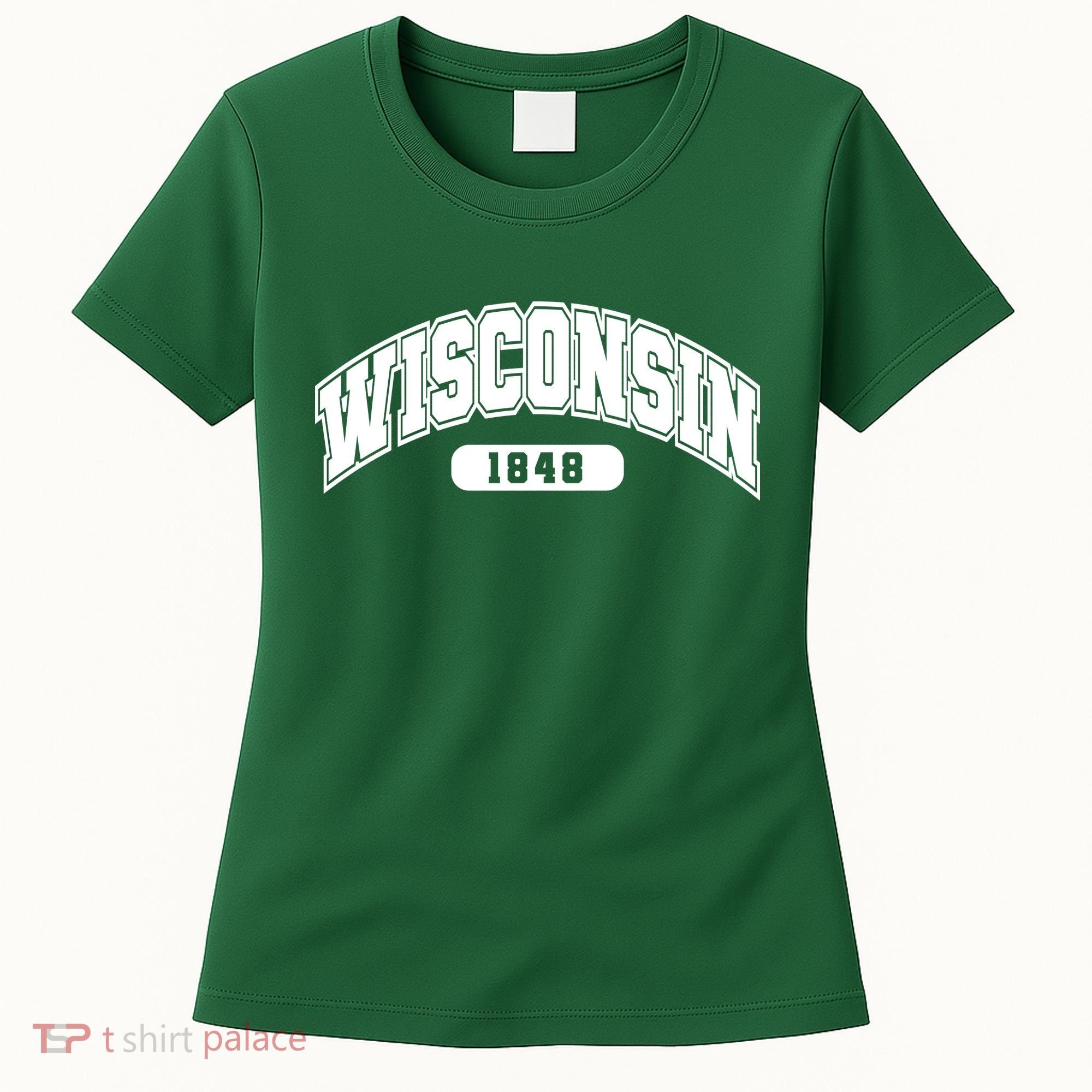 Wisconsin Collegiate Style 1848 Women's T-Shirt