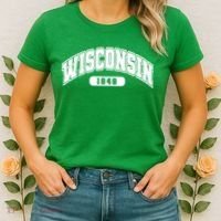 Wisconsin Collegiate Style 1848 Women's T-Shirt thumb 2