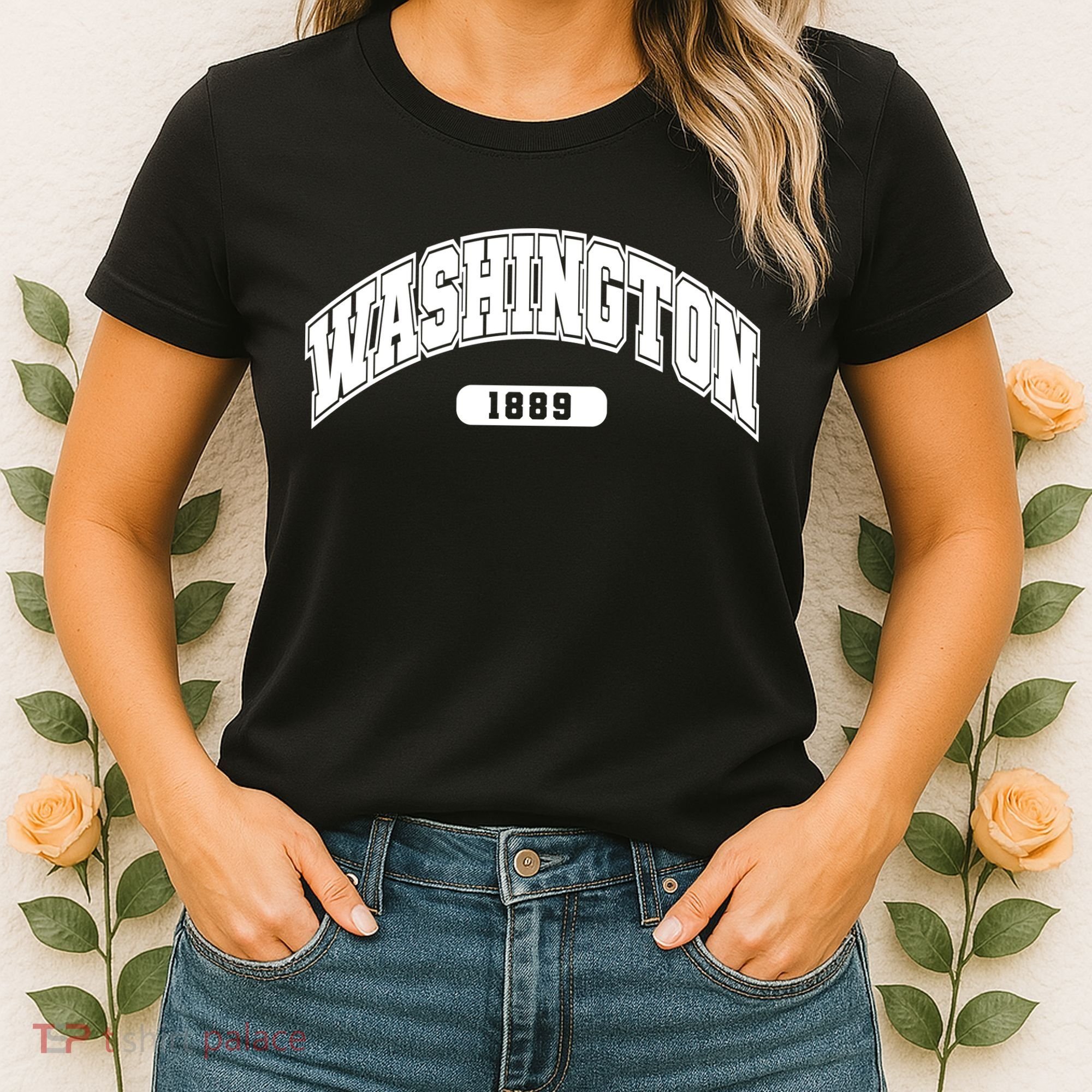 Washington Collegiate Style 1889 Women's T-Shirt