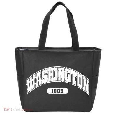 Washington Collegiate Style 1889 Tote Bag