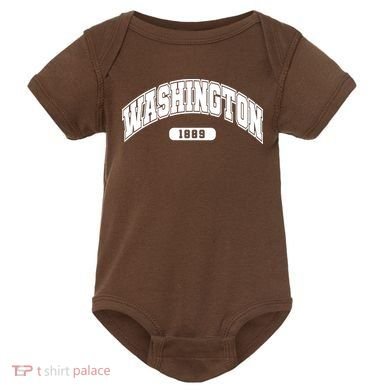 Washington Collegiate Style 1889 Baby Bodysuit