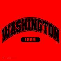 Washington Collegiate Style 1889 Santa Hat thumb 1