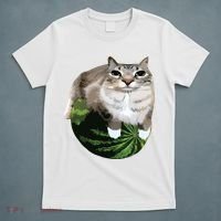 Watermelon Cat Silly Cat Meme T-Shirt thumb 5