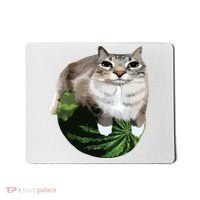 Watermelon Cat Silly Cat Meme Mousepad thumb 0