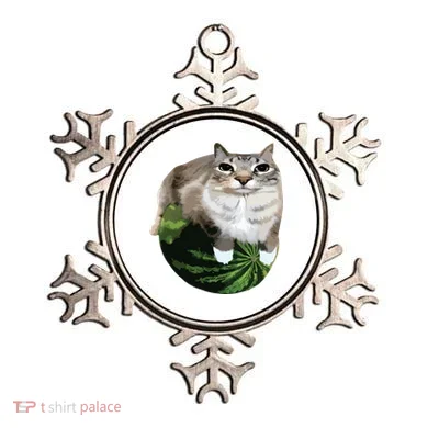 Watermelon Cat Silly Cat Meme Ornament