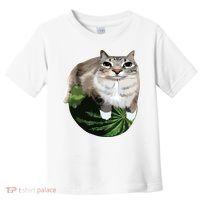 Watermelon Cat Silly Cat Meme Toddler T-Shirt thumb 0