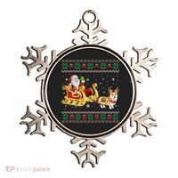 Welsh Corgi Santa Xmas Light Funny Dog Christmas Pajama Cute Gift Ornament thumb 0