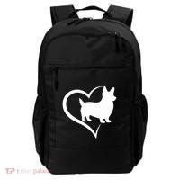 Welsh Corgi Silhouette Heart Love Dog Cute Gift Backpack thumb 0
