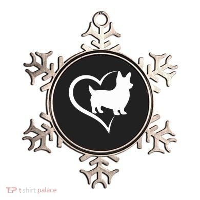 Welsh Corgi Silhouette Heart Love Dog Cute Gift Ornament