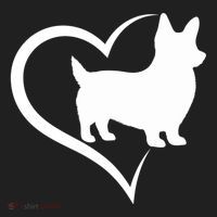 Welsh Corgi Silhouette Heart Love Dog Cute Gift Hat thumb 2