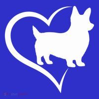 Welsh Corgi Silhouette Heart Love Dog Cute Gift Baby Bodysuit thumb 2