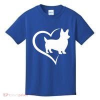 Welsh Corgi Silhouette Heart Love Dog Cute Gift Kids T-Shirt thumb 0