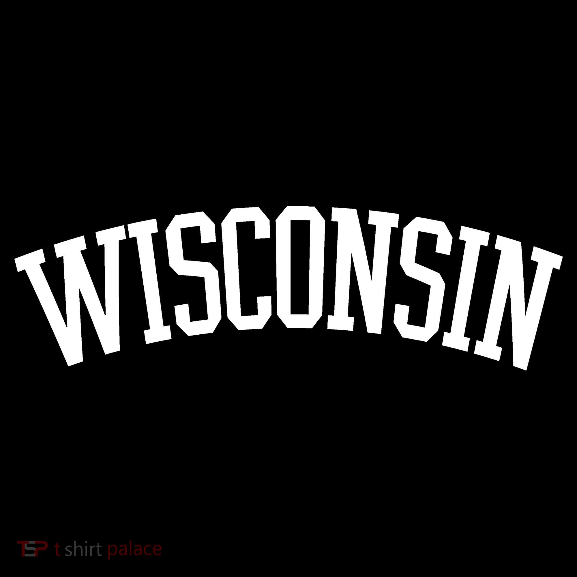 Wisconsin College Sports Fan Logo Stripe Pom Pom Beanie