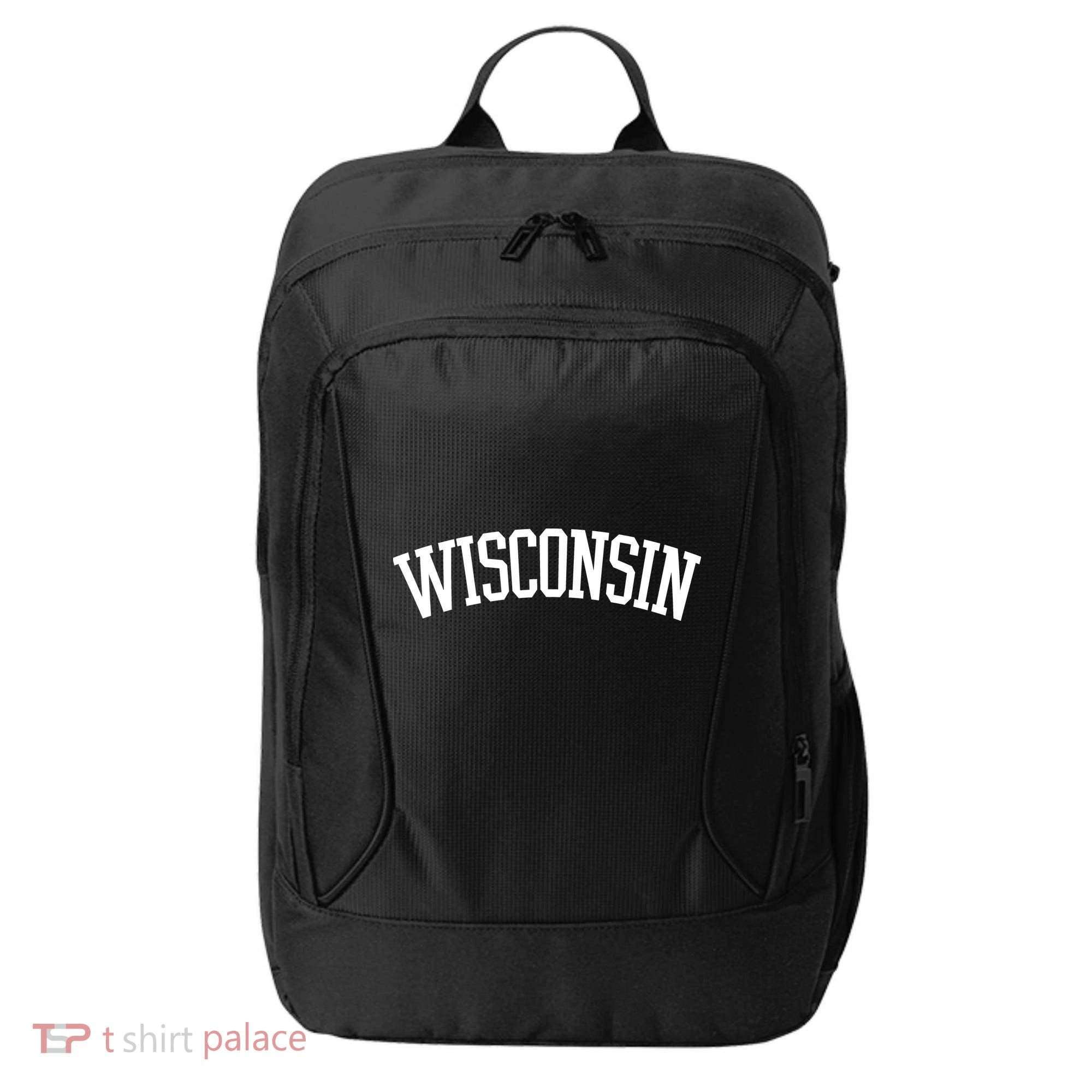 Wisconsin College Sports Fan Logo City Backpack