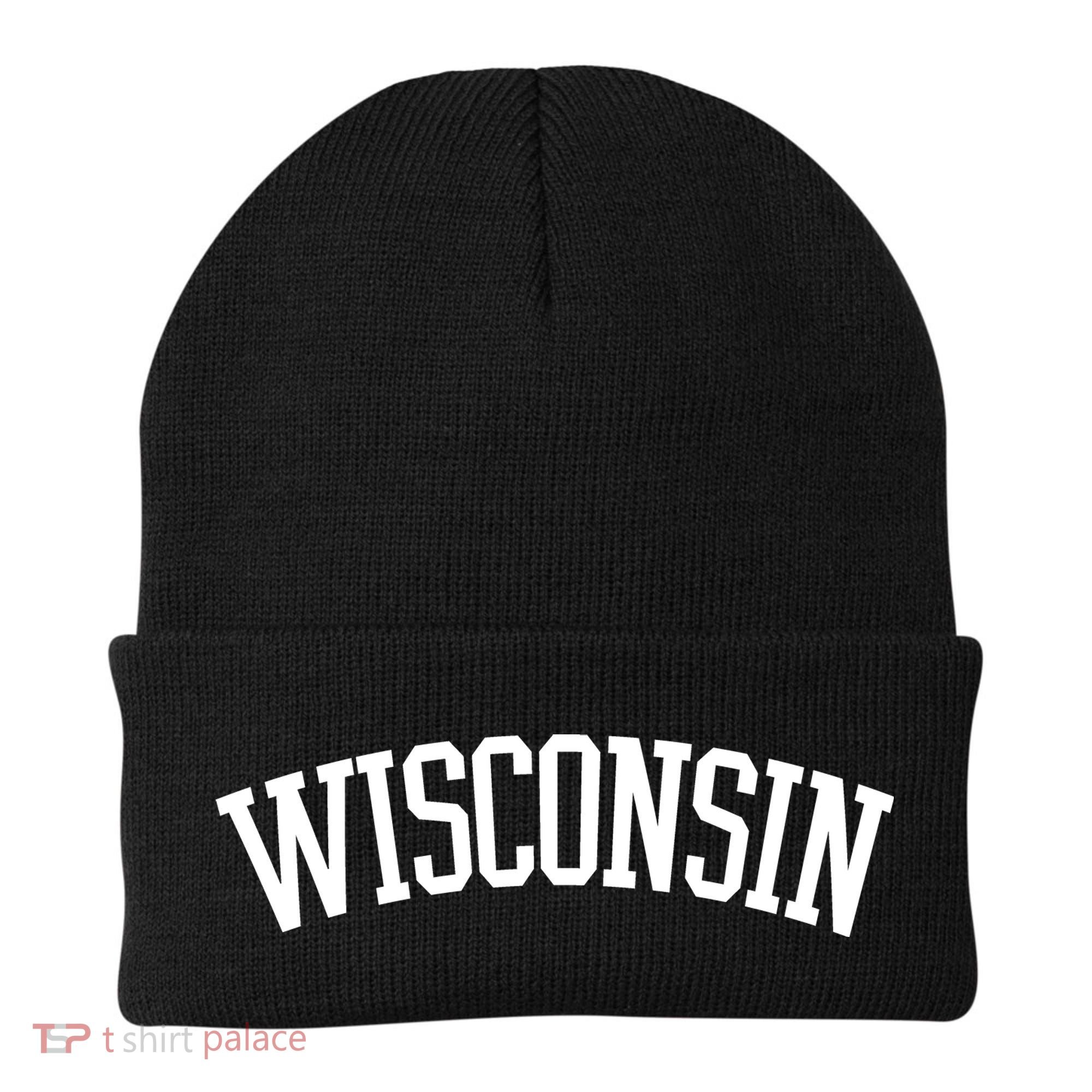 Wisconsin College Sports Fan Logo Beanie