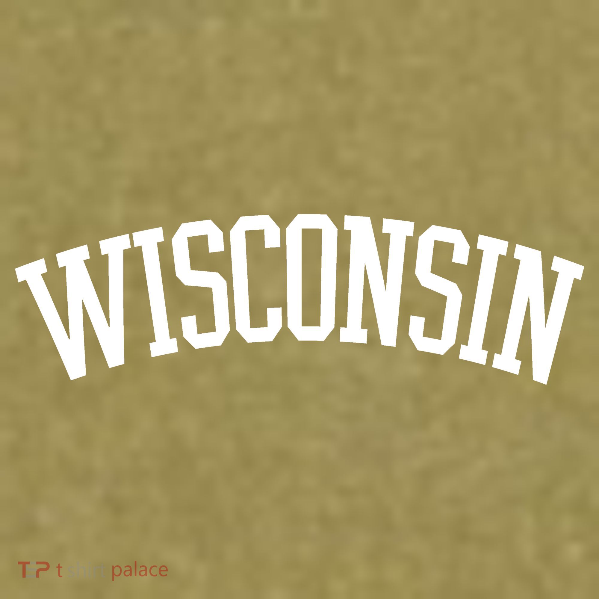 Wisconsin College Sports Fan Logo Garment-Dyed Women's Muscle Tee