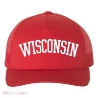 Wisconsin College Sports Fan Logo Yupoong Adult 5-Panel Trucker Hat thumb 0