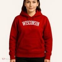 Wisconsin College Sports Fan Logo Hoodie thumb 5