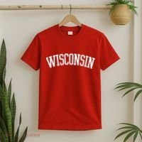 Wisconsin College Sports Fan Logo T-Shirt thumb 2