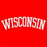 Wisconsin College Sports Fan Logo Drawstring Bag thumb 1