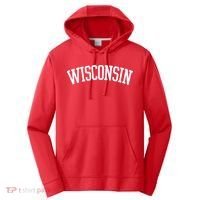 Wisconsin College Sports Fan Logo Performance Fleece Hoodie thumb 0