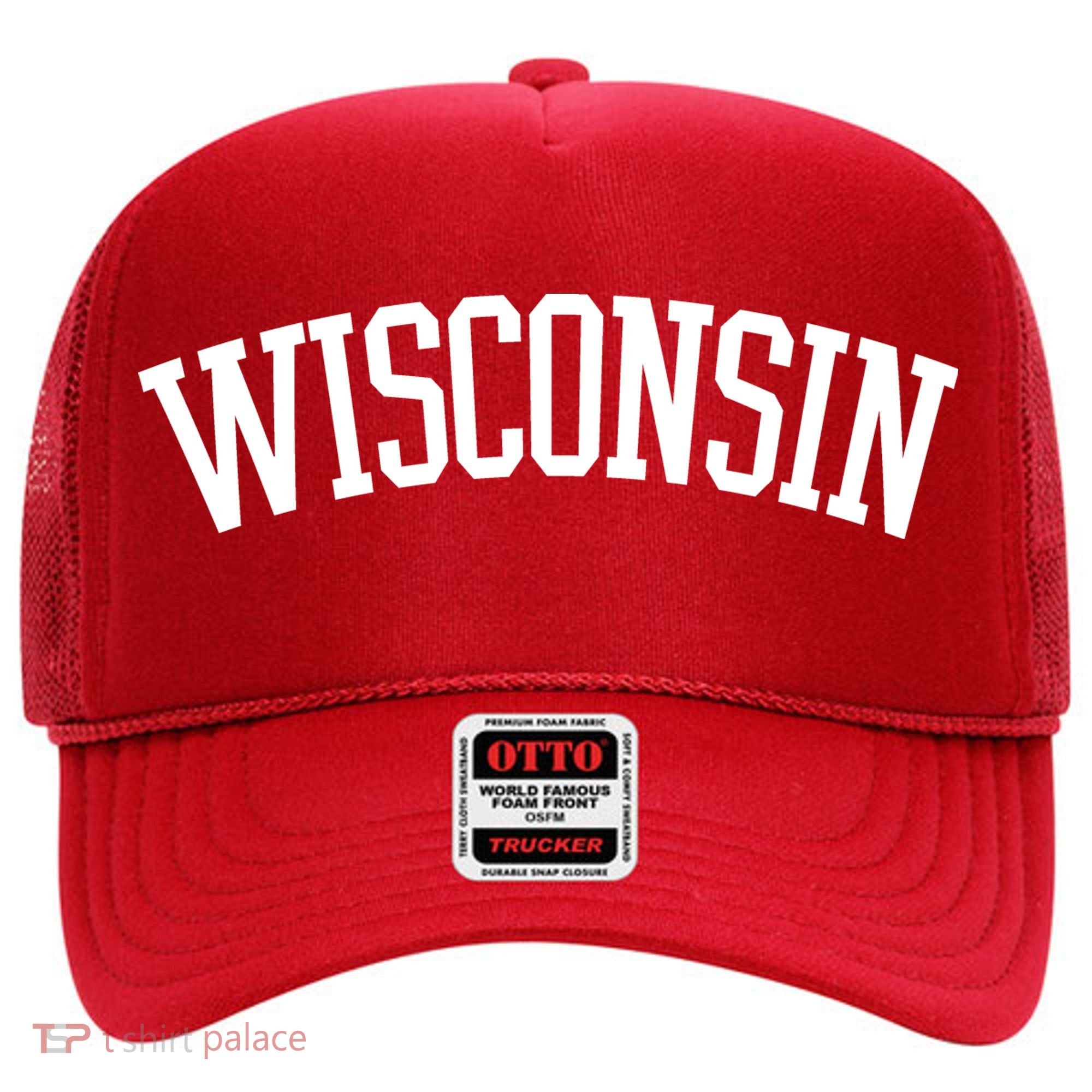 Wisconsin College Sports Fan Logo Hat