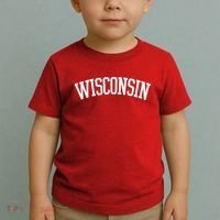 Wisconsin College Sports Fan Logo Toddler T-Shirt thumb 2