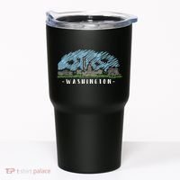 Washington Cartoon Style Illustration Tumbler thumb 0