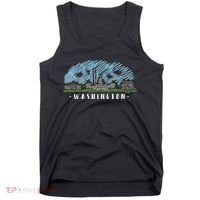Washington Cartoon Style Illustration Tank Top thumb 0