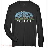 Washington Cartoon Style Illustration Zone Performance Long-Sleeve T-Shirt thumb 0