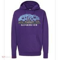 Washington Cartoon Style Illustration Hoodie thumb 0