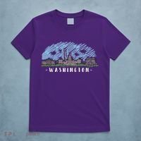 Washington Cartoon Style Illustration T-Shirt thumb 5