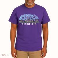 Washington Cartoon Style Illustration Tall T-Shirt thumb 2